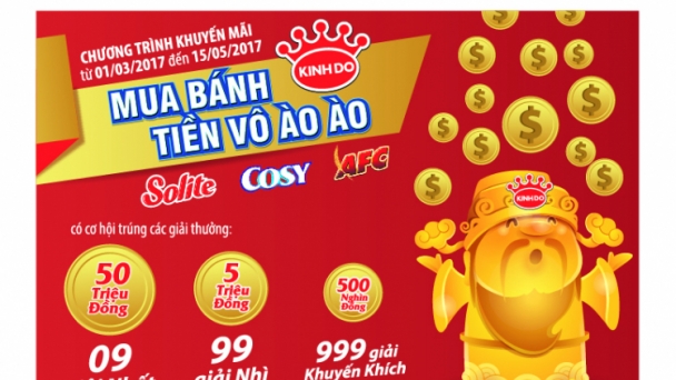 “Mua bánh Kinh Đô, tiền vô ào ào” cùng Mondelez Kinh Đô